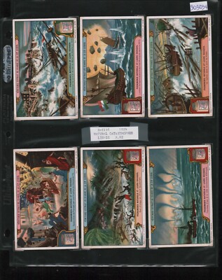 1924 Liebig S-1156 Natural Disasters (FR) Complete Set 6/6 (303034)