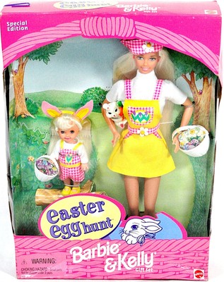 easter egg hunt barbie and kelly
