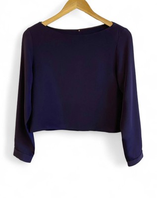 Pre-owned Peter Cohen Women's Tea Blouse In Purple