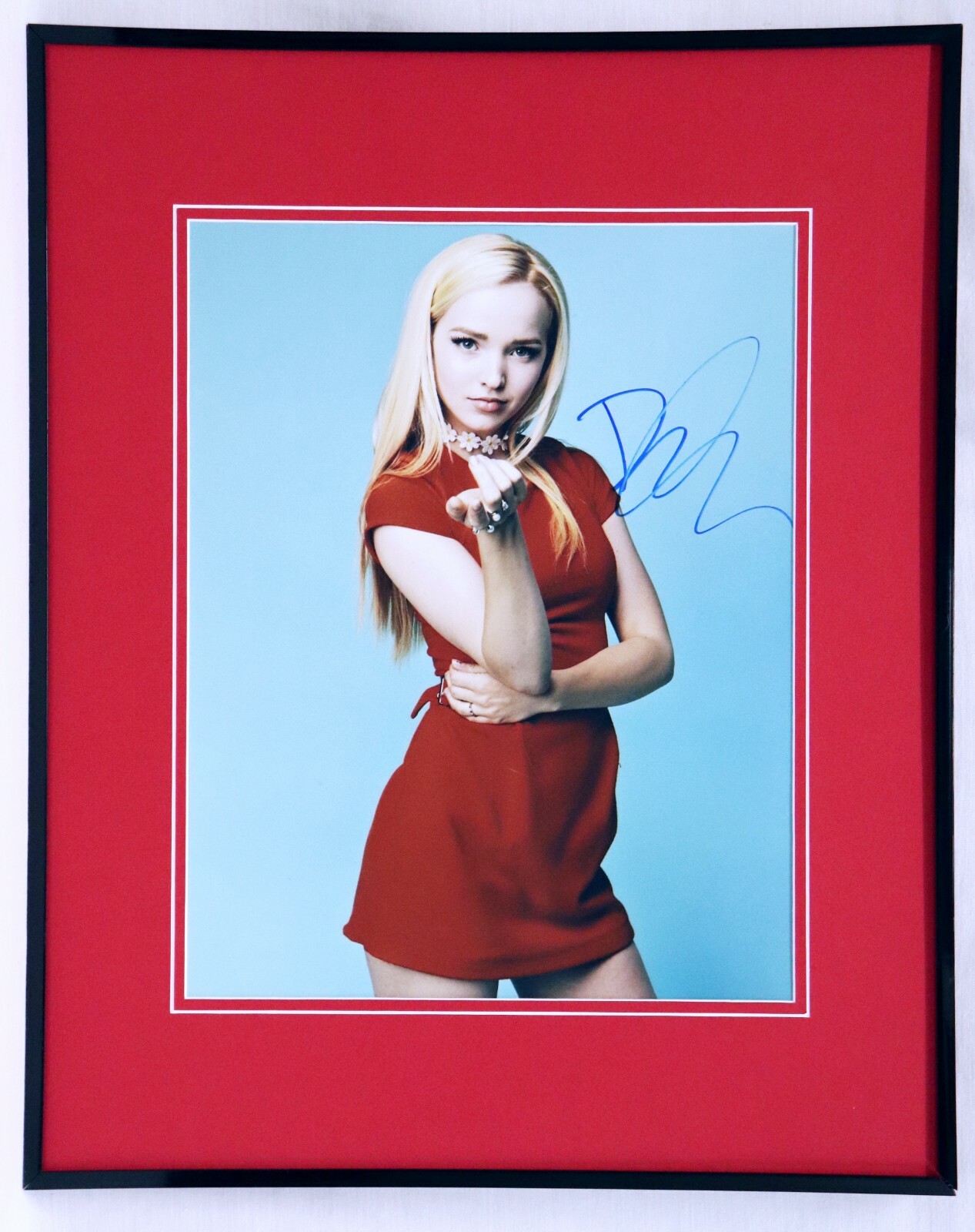 Dove Cameron Signed Framed 16x20 Photo Display AW