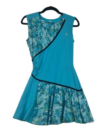 ELEVEN BY Venus Williams　テニス　スコート　ワンピース Eleven by Venus Williams Size XS Women's Blue Ruched Side