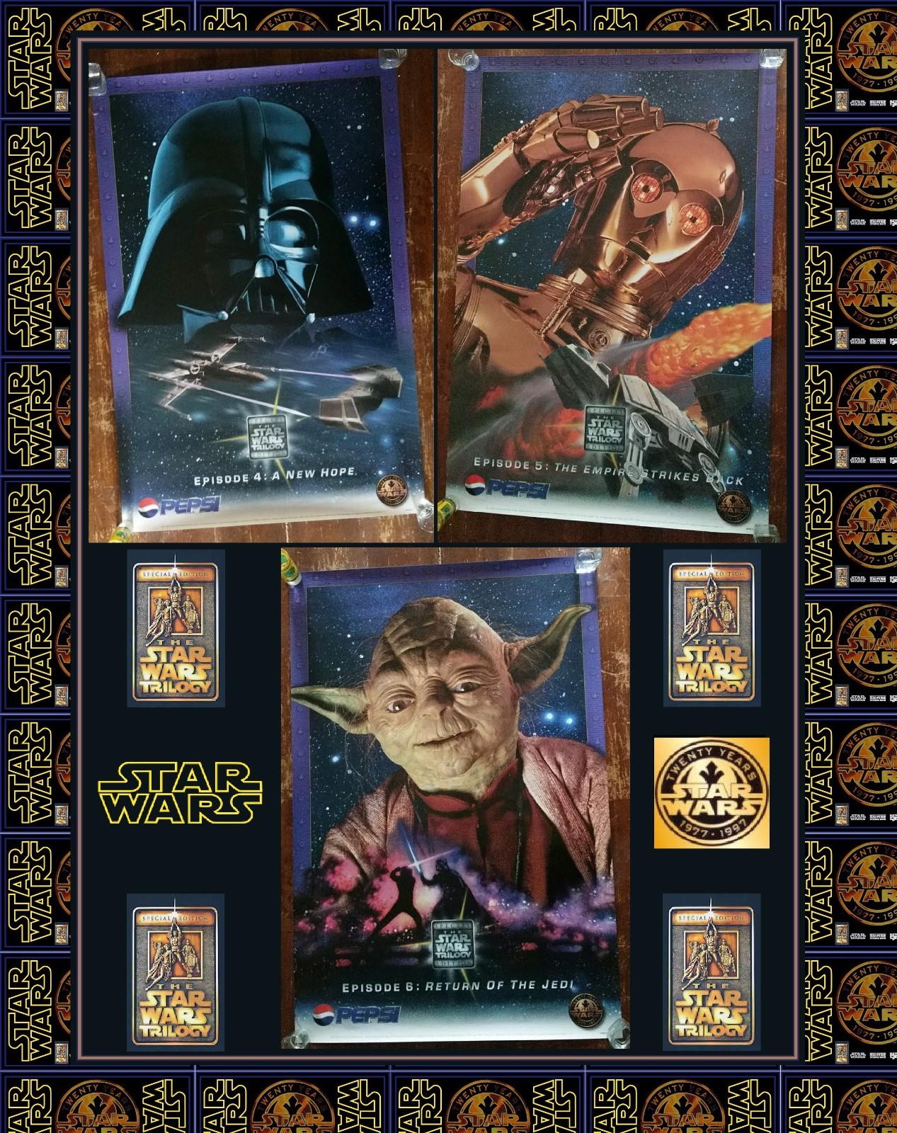 トップス PEPSI STAR WARS TRILOGY SPECIAL EDITION VTG The Star Wars Trilogy Diet Pepsi Special Edition Storm