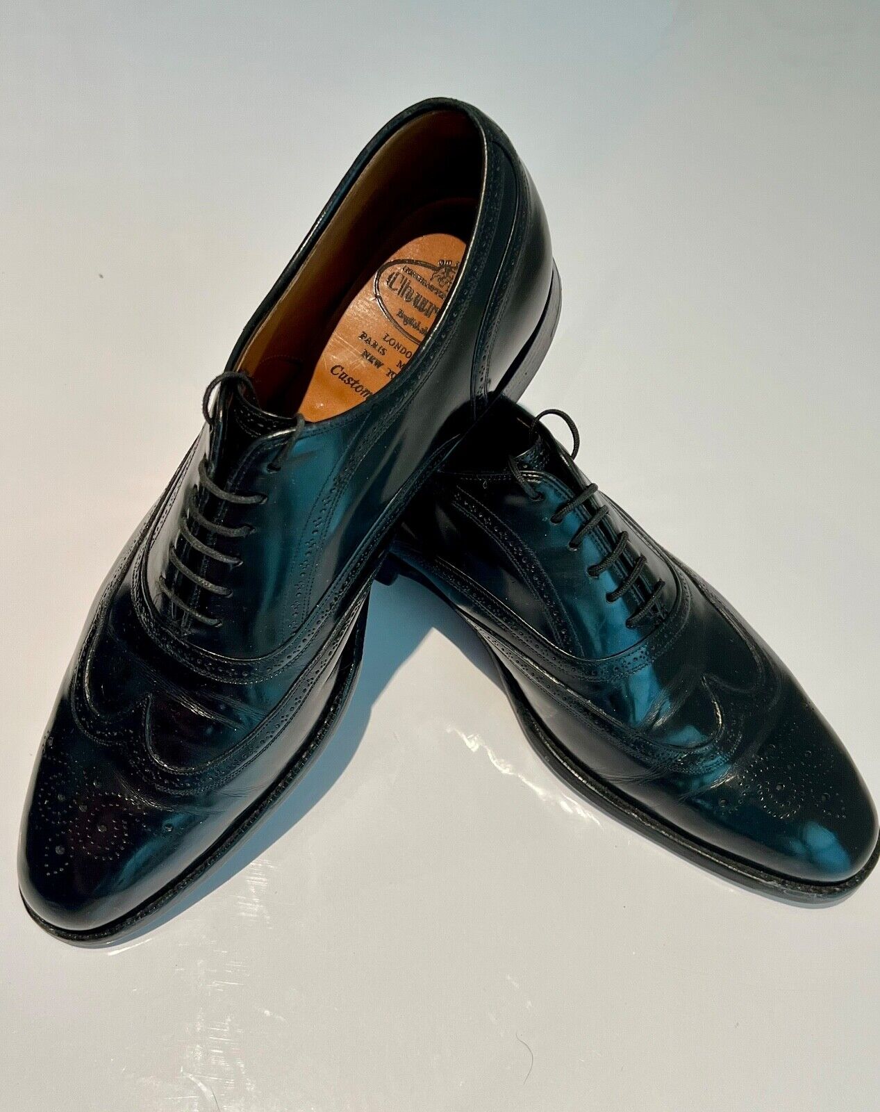 Church's “Diplomat 173” Calf Leather Oxford Brogue Black Church's “Diplomat 173” Calf Leather Oxford Brogue Black
