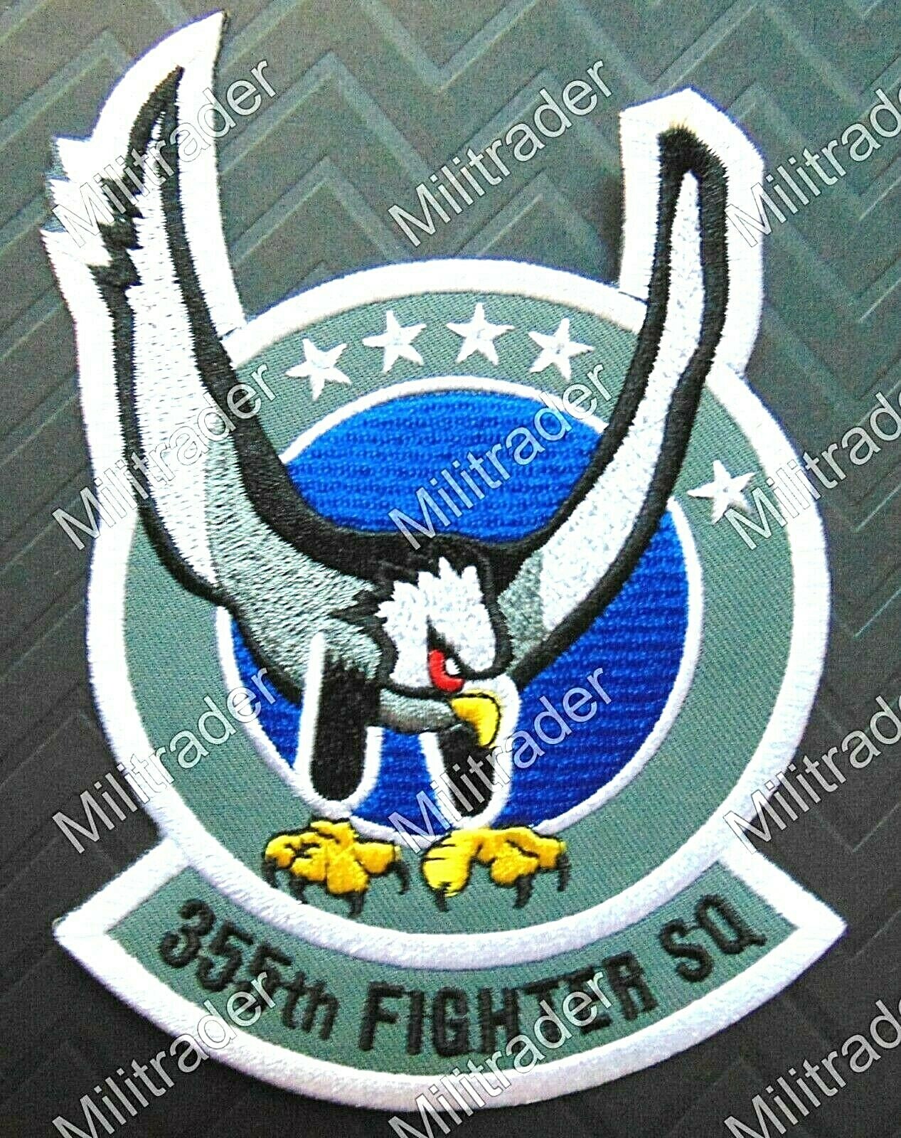 USAF 355th FS PVC パッチ USAF 355th FS PVC パッチ 355 FS Patch | 355th Fighter