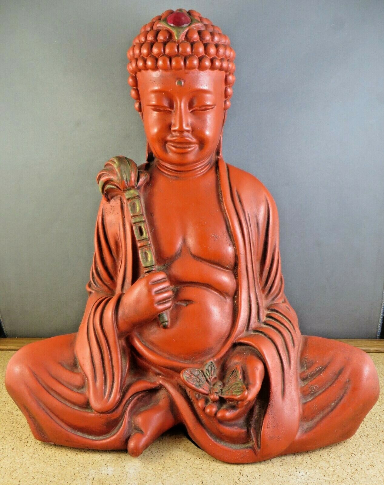 Vintage 1962 Tibetan Hindu Meditation Buddha Statue Figure