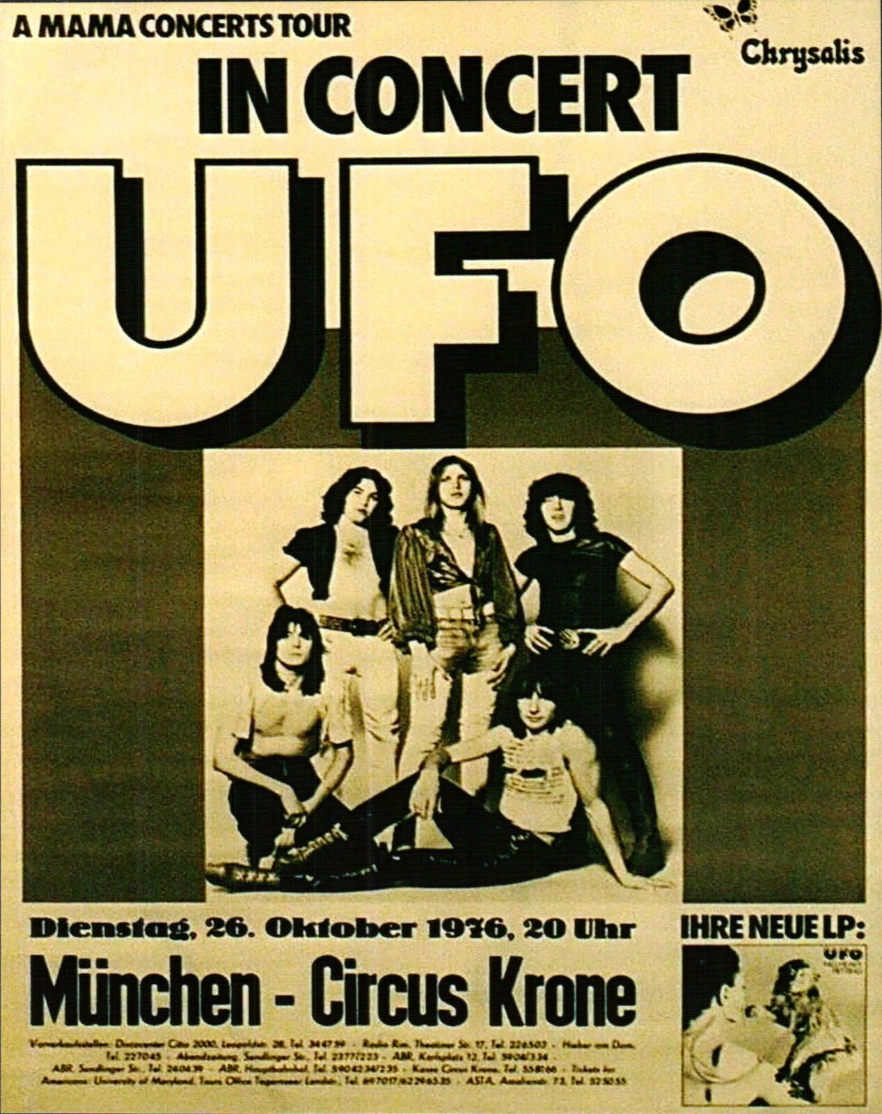 UFO 10/26/1976 Circus Krone, Munich, Germany 8