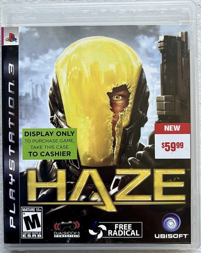 Haze w/ “Display Only” Box Art (Sony PS3, 2008), Tested, CIB