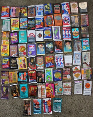 550  VINTAGE BASKETBALL CARDS IN UNOPENED PACKS - READ DESCRIPTION