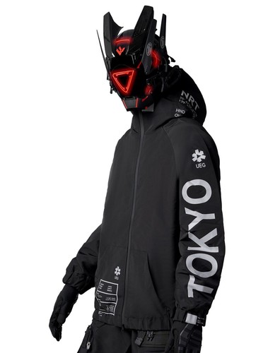 choco  ensemble/utopia Niepce Inc Japanese Streetwear Techwear Zip Up Windbreaker