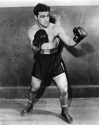 YOUNG ROCKY MARCIANO HEAVYWEIGHT CHAMP 8X10 PHOTO CLASSIC 