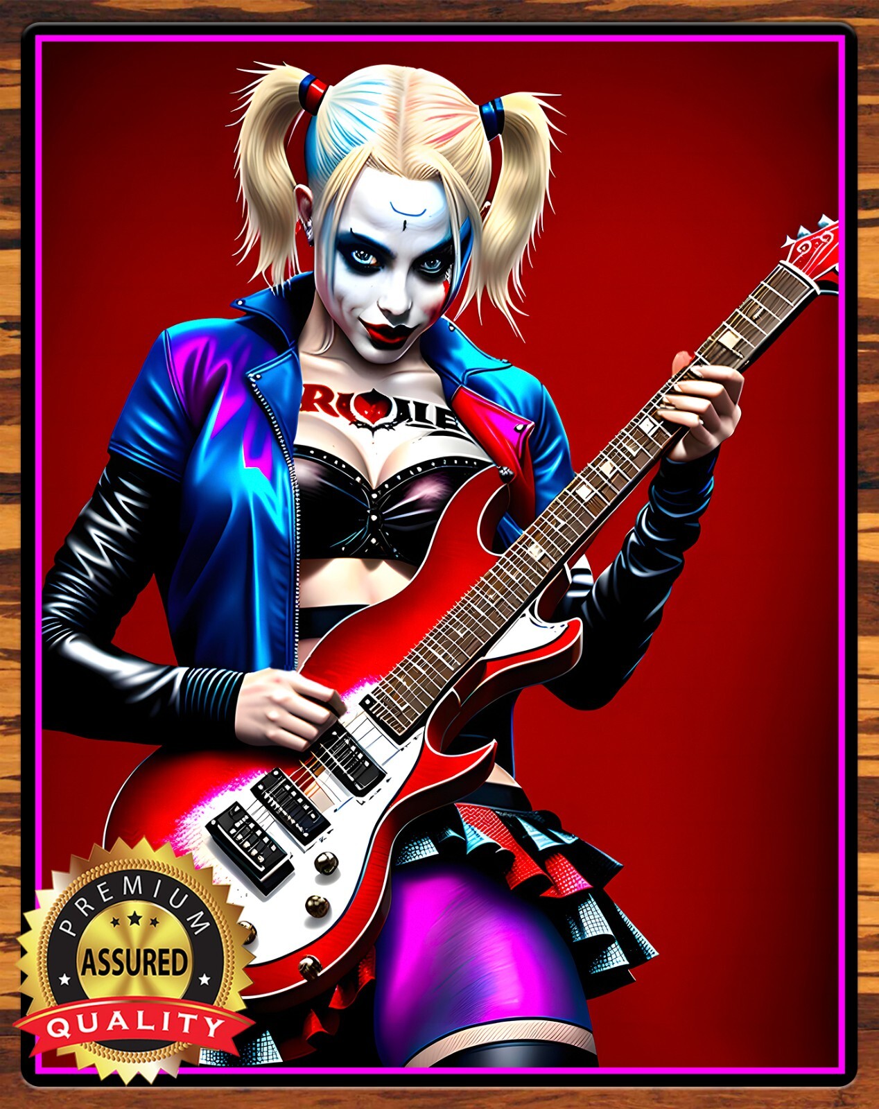 魔*O様 ロッキンジェリービーン HARLEY QUINN ポスター ロッキン