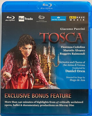 Giacomo Puccini : Tosca (Blu-ray Bonus Features Region Free) *Very Good*