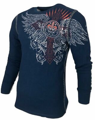 Xtreme Couture by AFFLICTION  Men's THERMAL T-Shirt RIVETER
