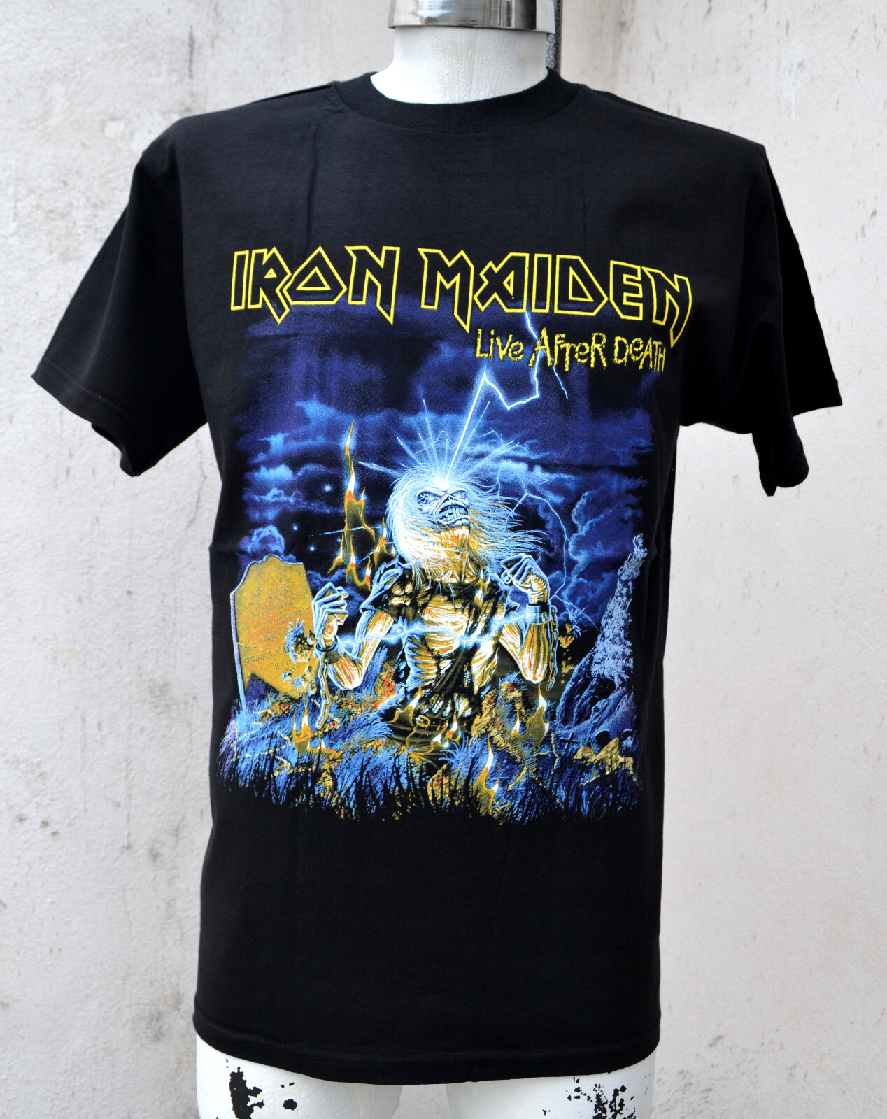 Iron Maiden Shirt Live After Death Somewhere Back In Time