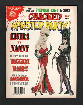 April 1989 Cracked Magazine Monster Party #4  #A1382