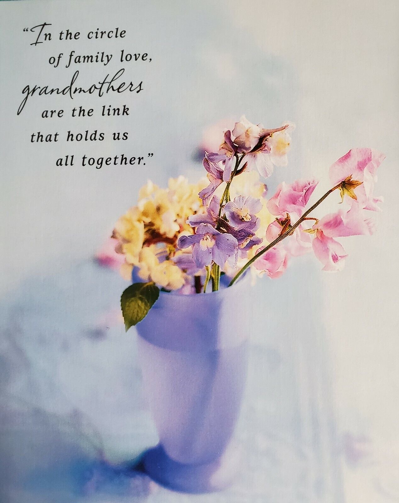 'Grandmothers are the link that hold us together' Mother's Day greeting card