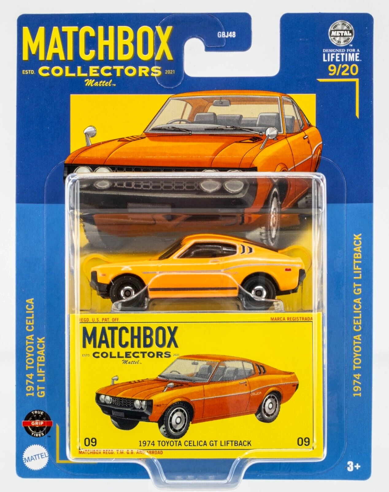 2024 Matchbox Collectors #09 1974 Toyota Celica GT Liftback ORANGE