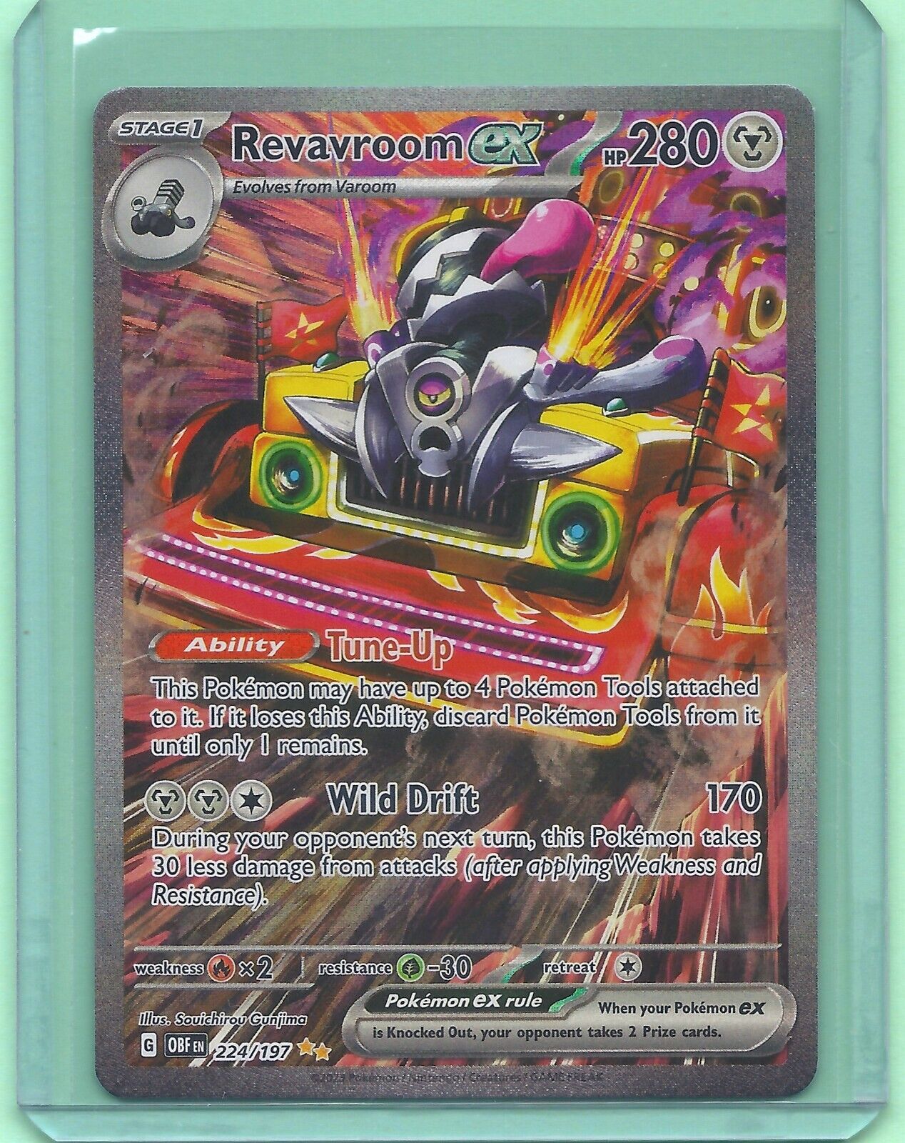 REVAVROOM ex 224/197 OBSIDIAN FLAMES POKEMON- SPECIAL REVAVROOM ex 224/197 OBSIDIAN FLAMES POKEMON- SPECIAL