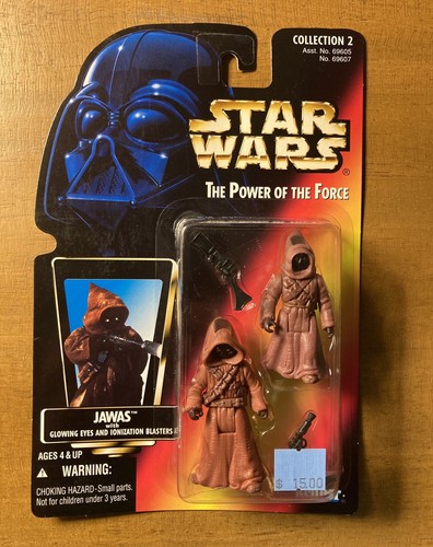Star Wars✨JAWAS W/ GLOWING EYES & ION B✨Kenner 1996 NM/M