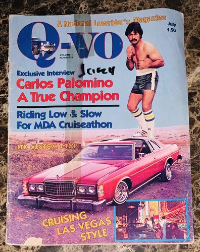 Q-VO Magazine Volume 1 Issue 3 July 1979 Rare Lowrider Cars