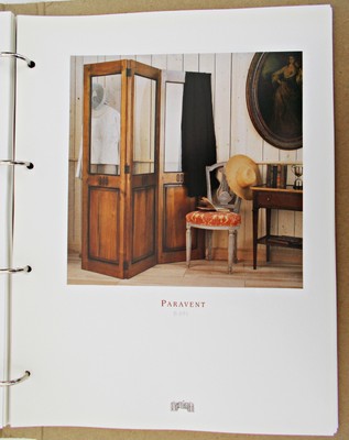 De Bournais Decorateur Ebeniste product guide French furniture sample binder