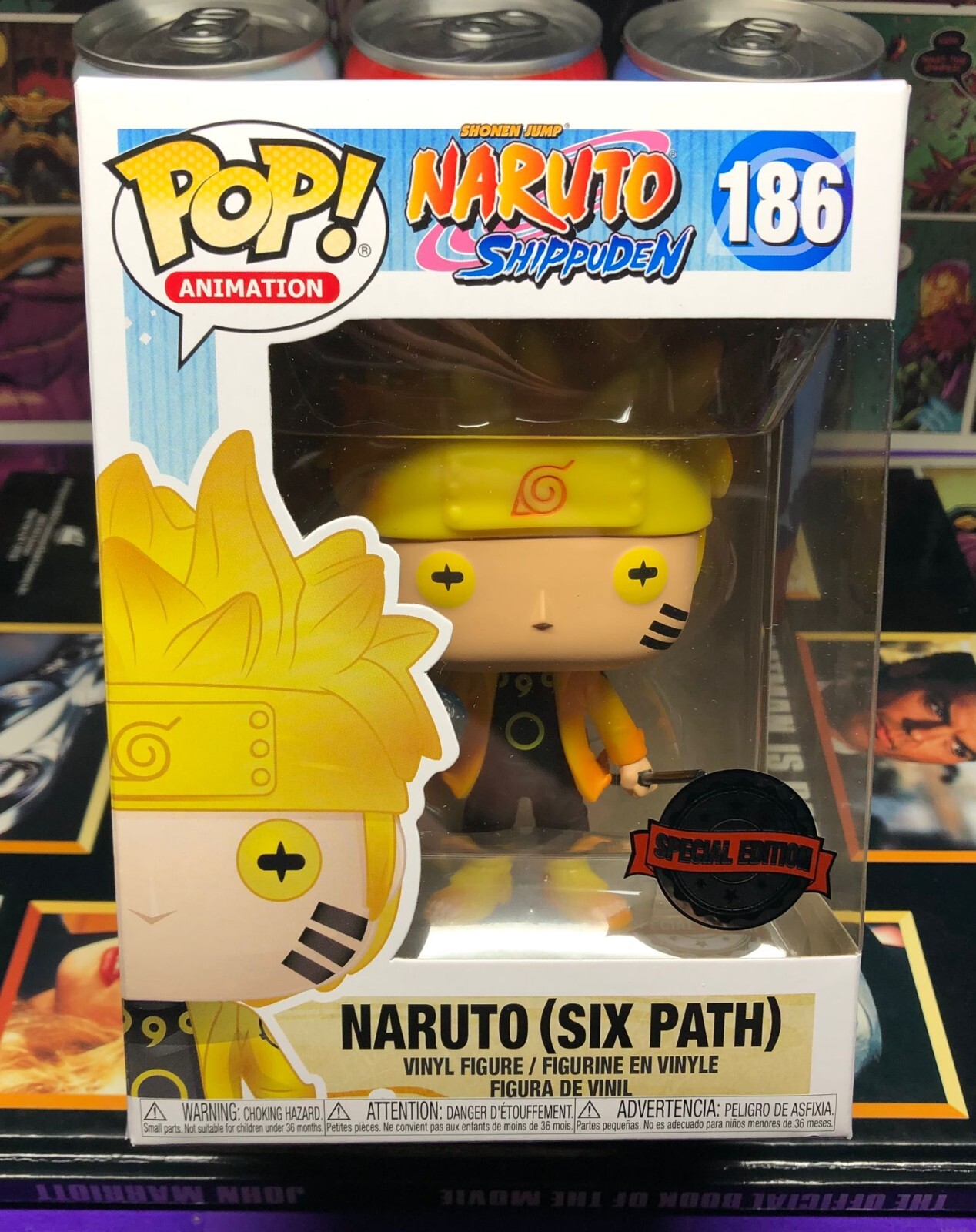 Funko Pop Naruto Shippuden : Naruto (Six Path) #186 Special