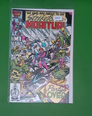 STRIKEFORCE: MORITURI #4 8.0 MARVEL COMIC BOOK H19-7