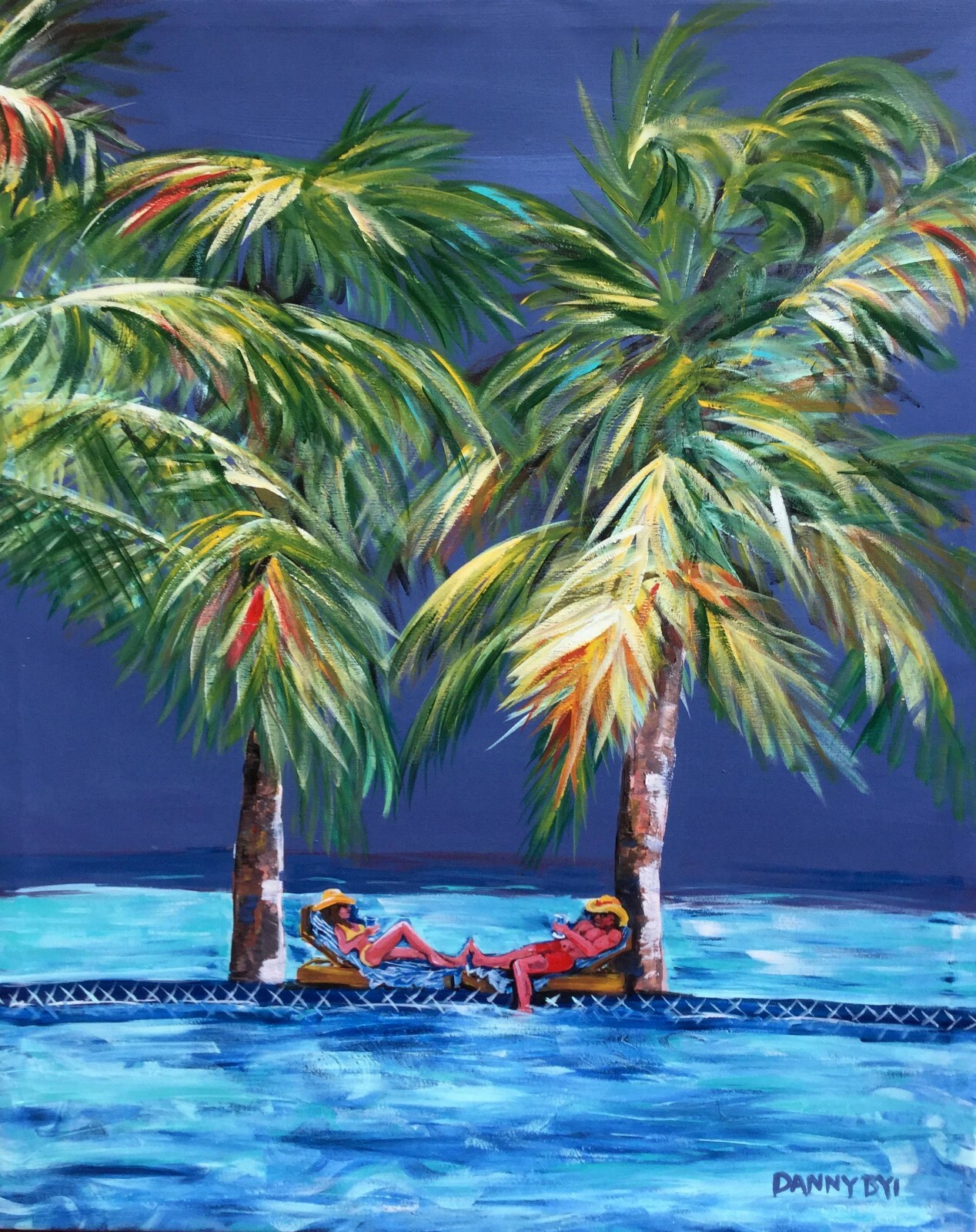 10 LARGE CONTEMPORARY ORIGINAL MODERN BEACH CANVAS PAINTING ART Dan Byl 4x5ft eBay