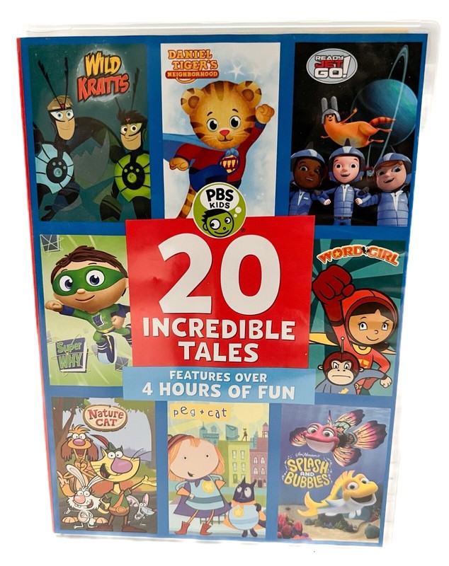 EQWEL ENGLISH 2 幼児向け DVD 20 Incredible Tales Over 4 Hours of Fun PBS Kids DVD 2 Disc