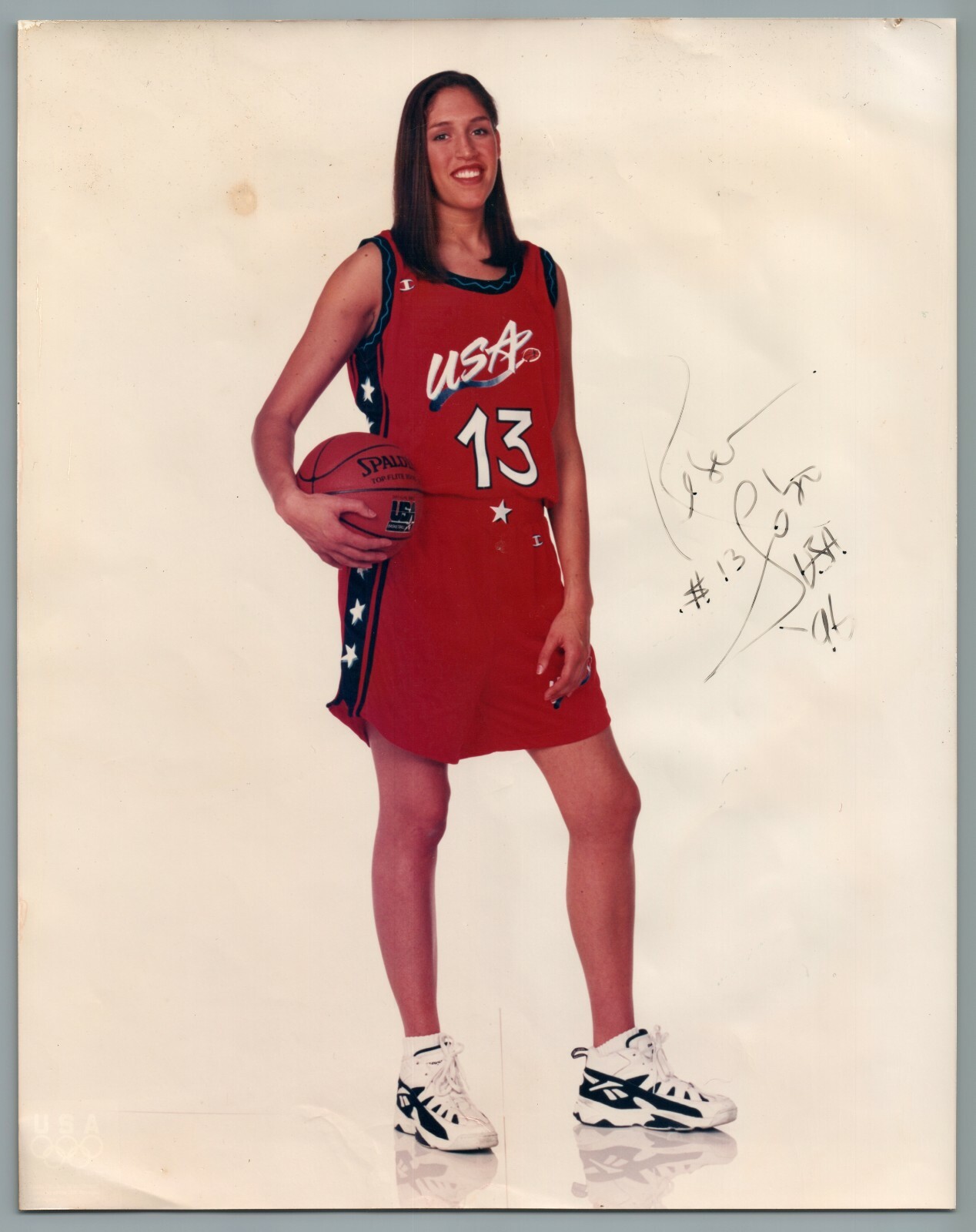 WNBA Rebecca Lobo HOF サイン入り写真 Rebecca Lobo Signed 3x5 Index Card Autographed WNBA
