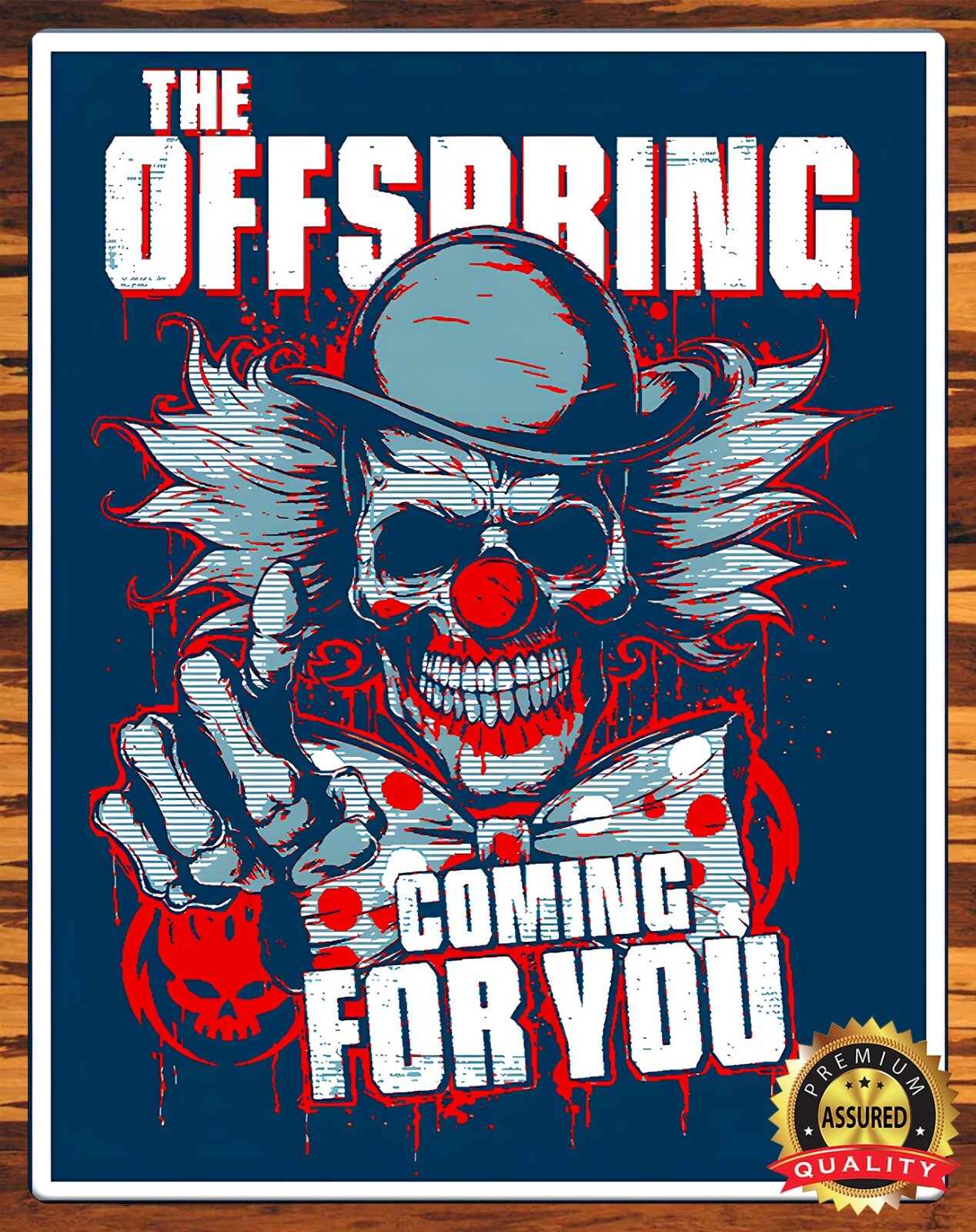 The Offspring - Coming For You - Rare - Metal Sign 11 x 14