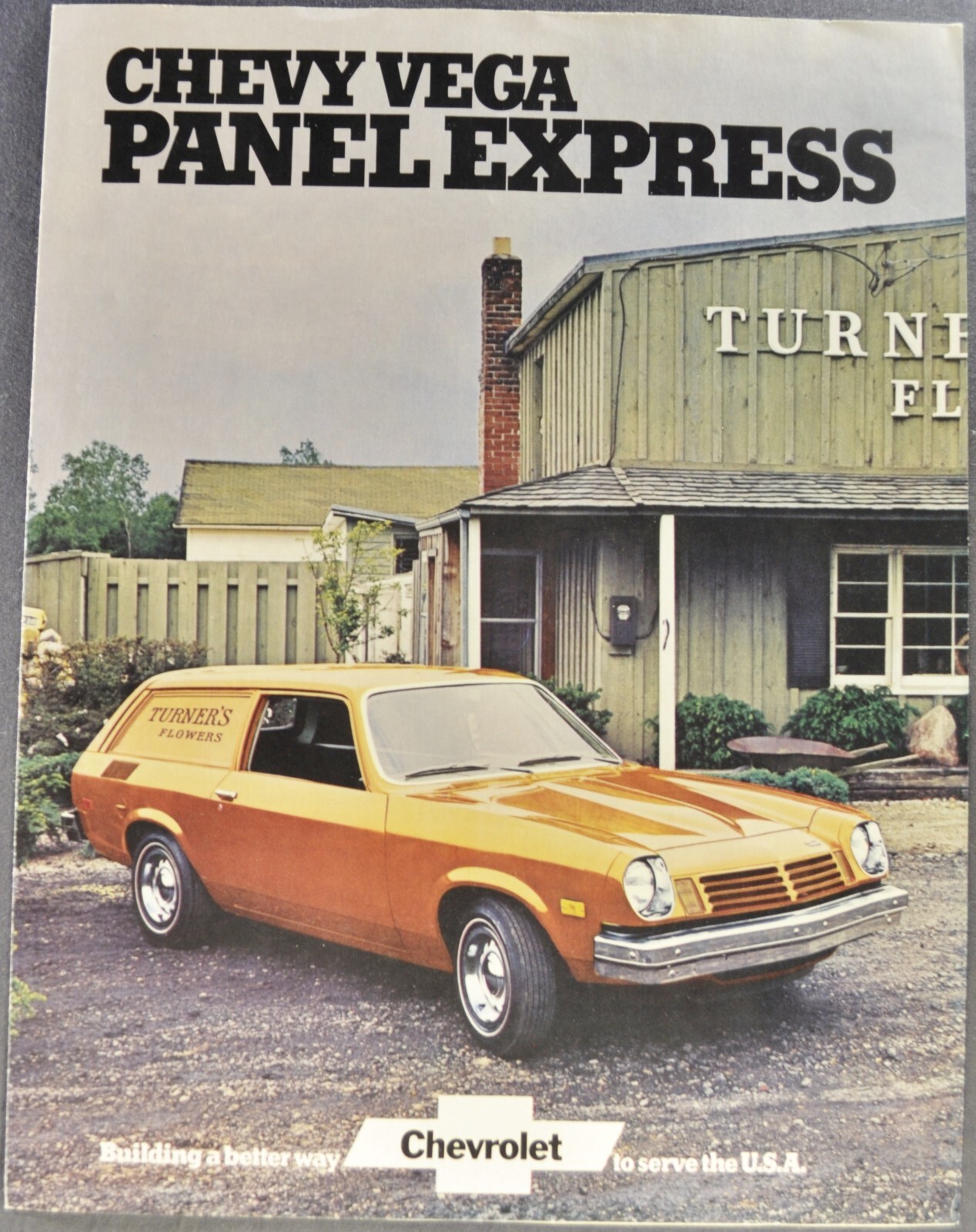 1974 Chevrolet Vega Panel Express Delivery Brochure Folder