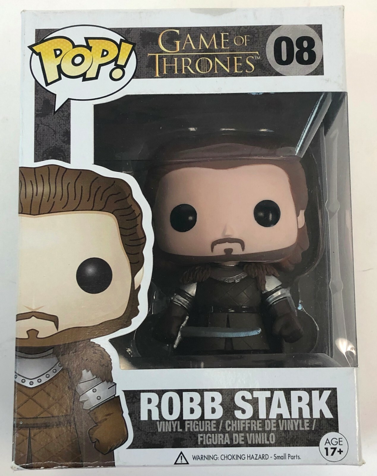 GENUINE Game of Thrones GoT Robb Stark Young Wolf Vinyl