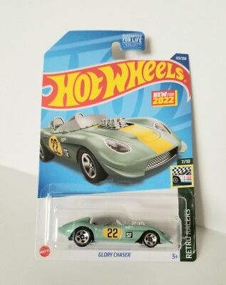 Hot Wheels GLORY CHASER  2022 E Case Retro Racers 123/250 