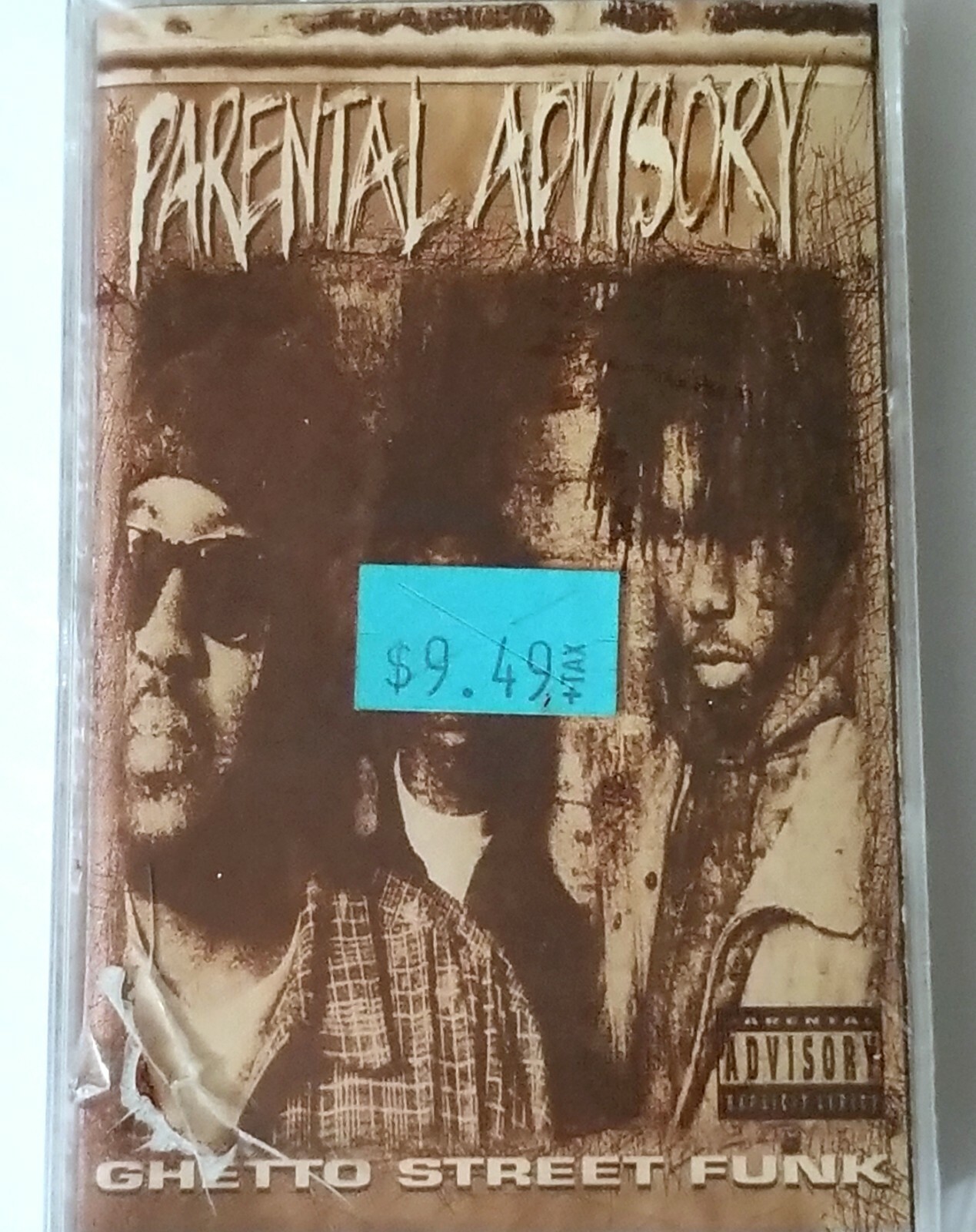 SEALED 93 PARENTAL ADVISORY GHETTO STREET FUNK RAP TAPE