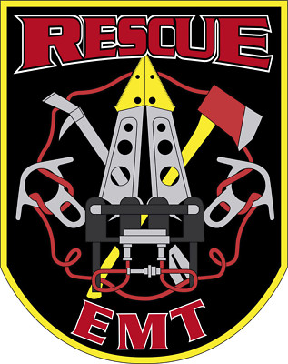 Rescue EMT Fire and Rescue Window Sticker - Various sizes