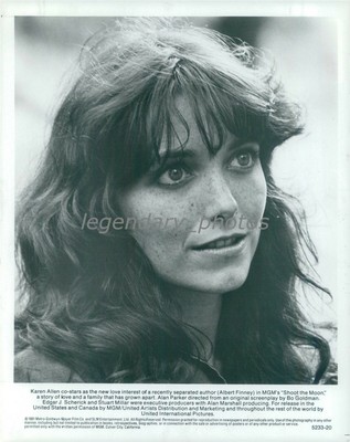 1981 Close Up of Actress Karen Allen Shoot the Moon Original News Service Photo