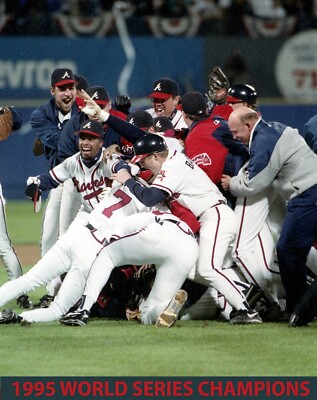 Atlanta Braves 1995 World Series Champions, 8x10 Victory