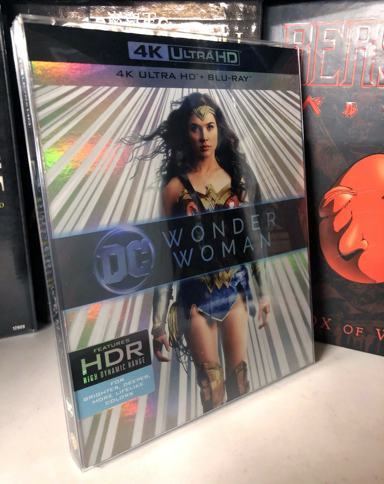 Wonder Woman (2017) 4K UHD +Blu-ray 2-Disc US Release ULTRA RARE SLIPCOVER