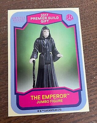 SDCC Star Wars promo trading card Gentle Giant The Emperor Vintage Figure Kenner