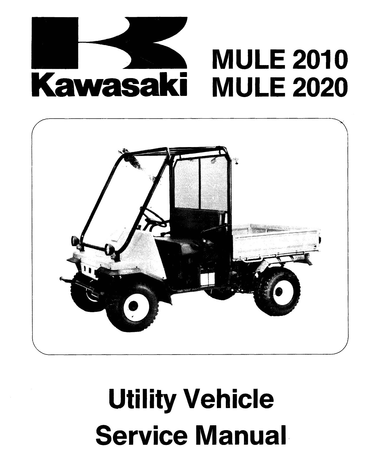 Side By Side Workshop Manual Mule 2010 2020 2030 Kawasaki