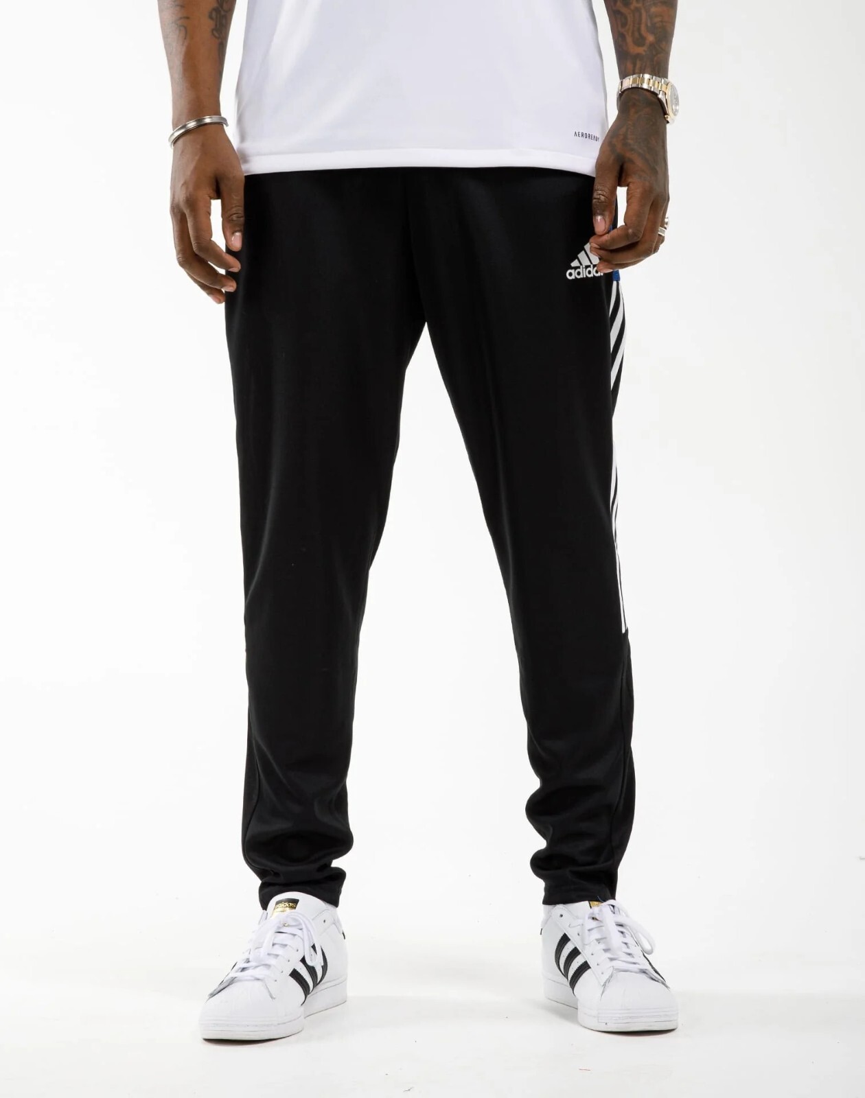 

Мужские спортивные брюки adidas TIRO 21 Black/Team Royal Blue GJ9866, adidas TIRO GJ9866