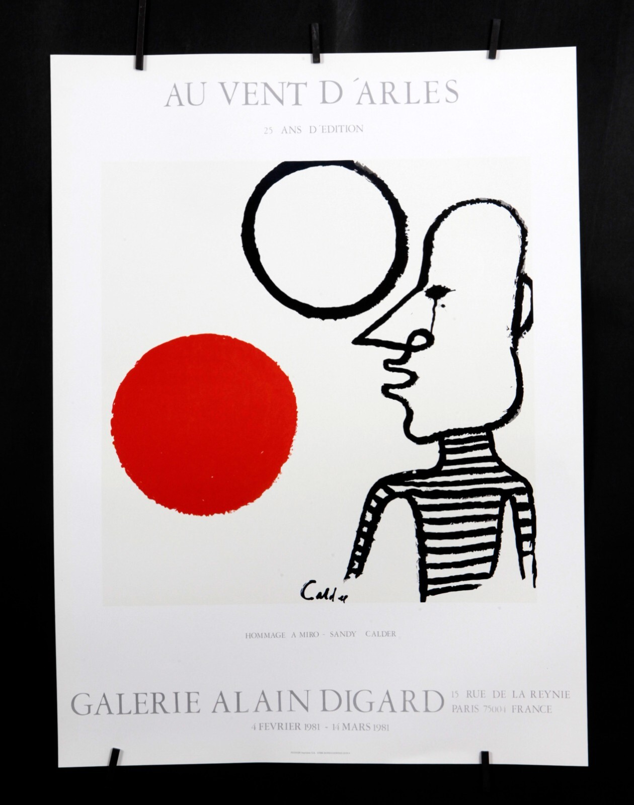 antonio calderara ポスター SOONER OR LATER】アントニオ・カルデラーラ ドイツ個展ポスター