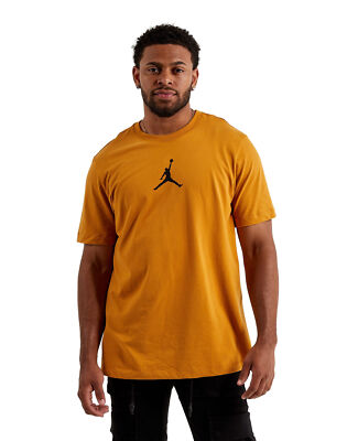 

Мужская футболка Jordan Jumpman Chutney/черная с круглым вырезом (CW5190 712), Chutney/black