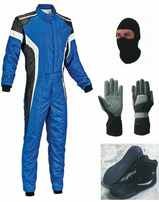 MARTINI GO KART RACING SUIT Printing with Shoes and Gloves by FR1