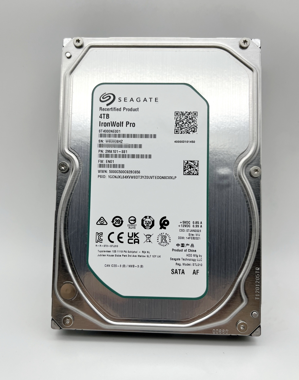 Seagate IronWolf 3TB (2016) ST3000VN007 - UserBenchmark
