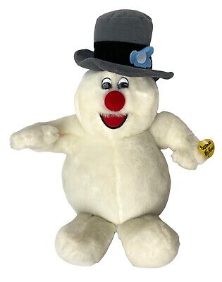 VTG 2000 Singing 14" Frosty the Snowman Plush Gemmy Industries Christmas Decor