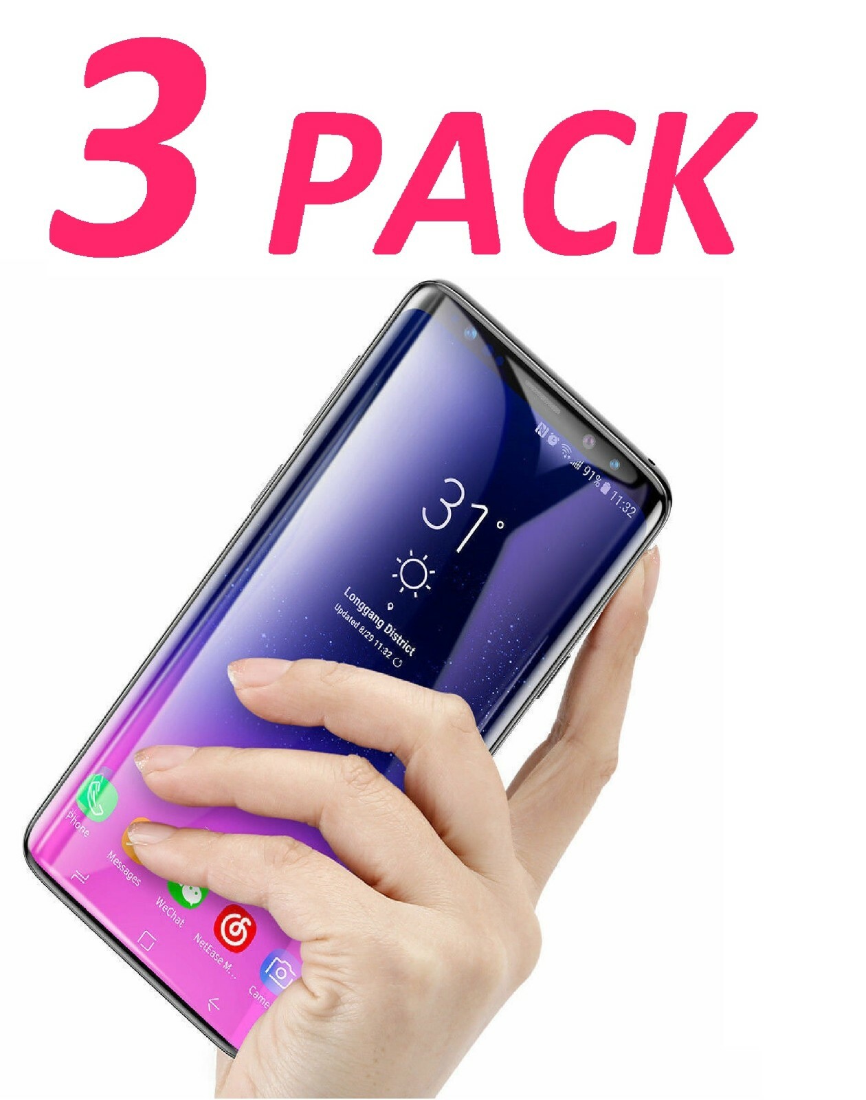 New Gorilla Tempered Glass Screen Protector for Samsung Galaxy S10 S9 S8 Note 10 | eBay