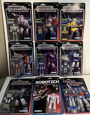 Transformers Reaction Figure Lot - Super7