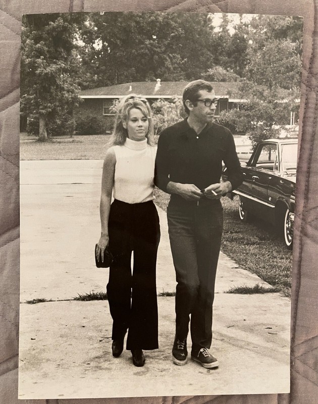 Jane Fonda  Et Roger Vadim Photos Presse Tirage Original